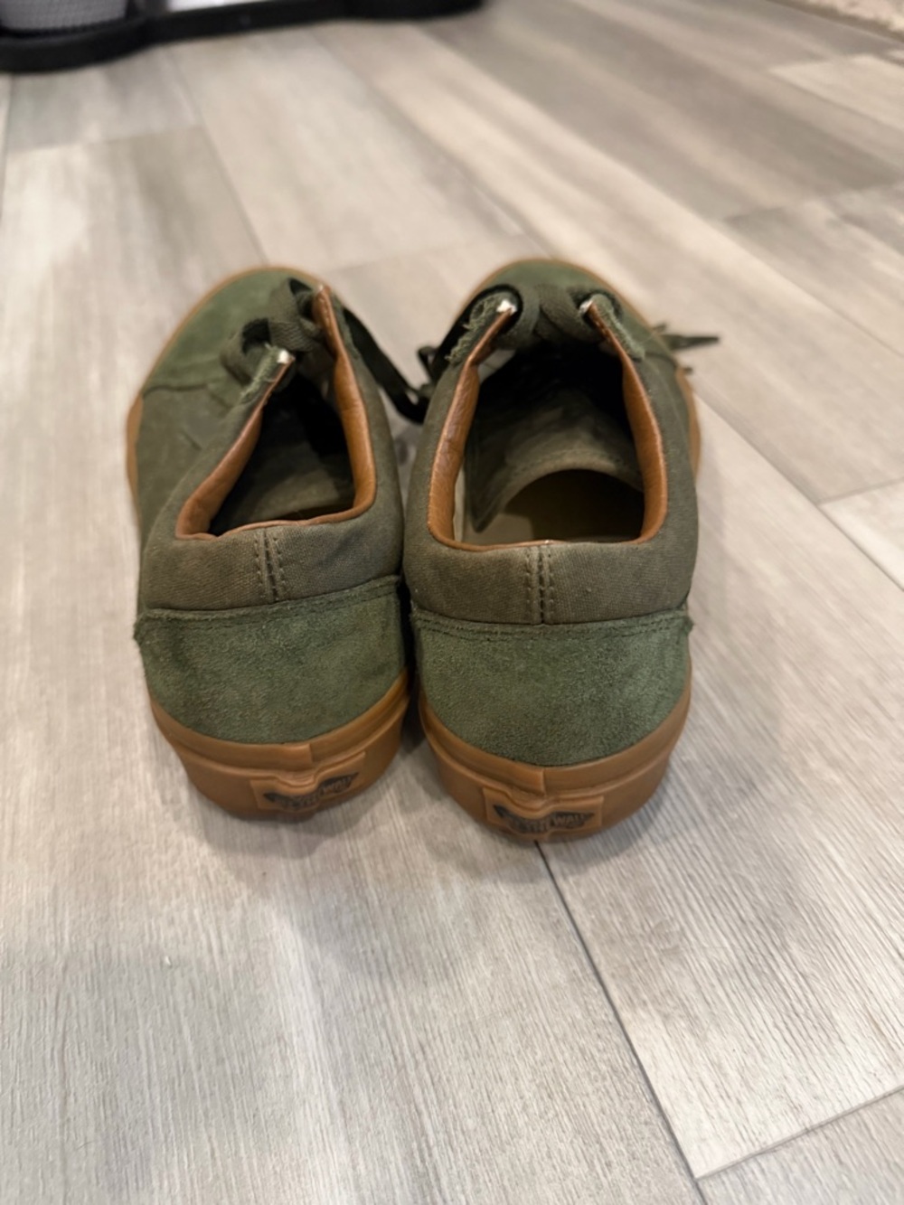 Green Suede Vans - Picture 4 of 9